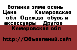  ботинки зима осень › Цена ­ 200 - Кемеровская обл. Одежда, обувь и аксессуары » Другое   . Кемеровская обл.